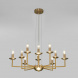 Подвесная люстра Eurosvet Cariso 60150/10 латунь
