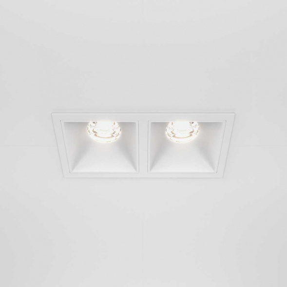 Встраиваемый светильник Maytoni Alfa LED DL043-02-10W4K-SQ-W
