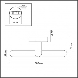 Подсветка для зеркал Lumion Picture Akari 3764/10WL