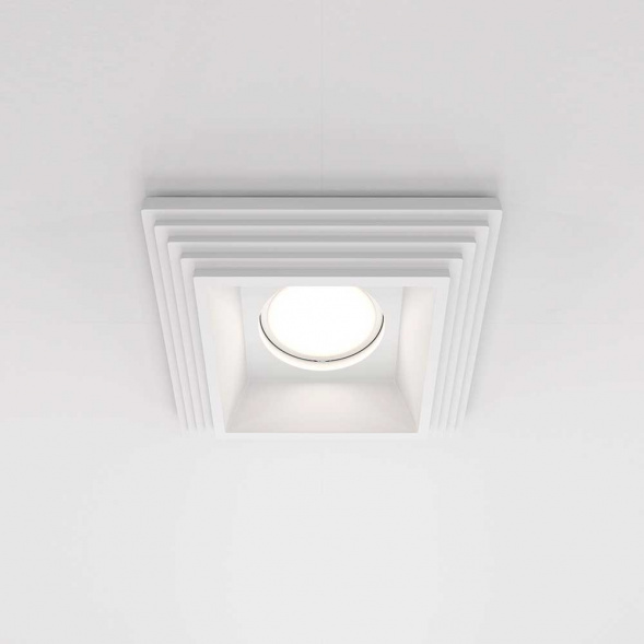 Встраиваемый светильник Maytoni Gyps DL005-1-01-W