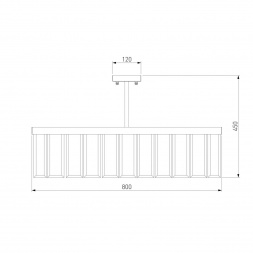 Потолочная люстра Bogates Eclipse 358/8 Smart