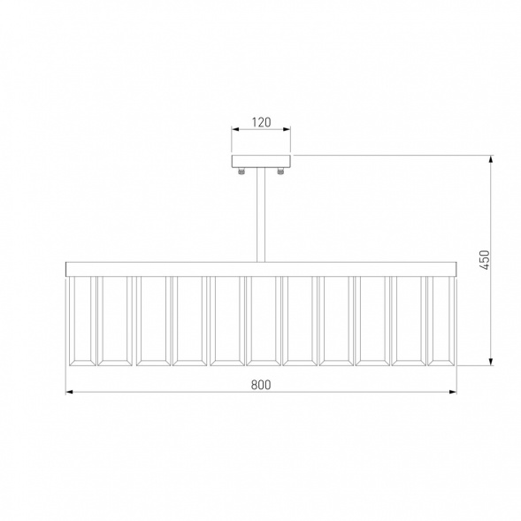 Потолочная люстра Bogates Eclipse 358/8 Smart
