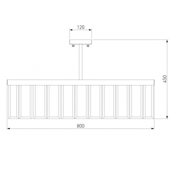 Потолочная люстра Bogates Eclipse 358/8 Smart
