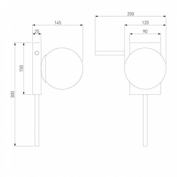 Настенный светильник Eurosvet Fredo 40036/1 белый