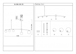 Подвесная люстра ST Luce Sembrare SL1208.302.05