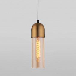 Подвесной светильник Eurosvet Airon 50180/1 янтарный