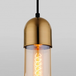 Подвесной светильник Eurosvet Airon 50180/1 янтарный