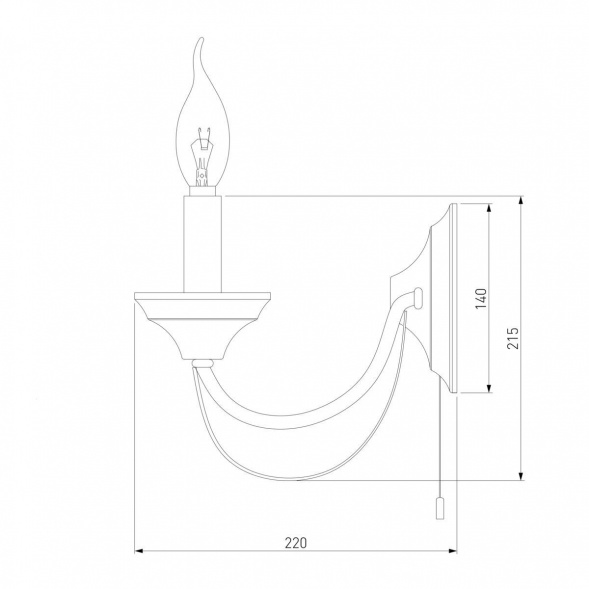 Бра Eurosvet Lazzaro 60098/2 хром