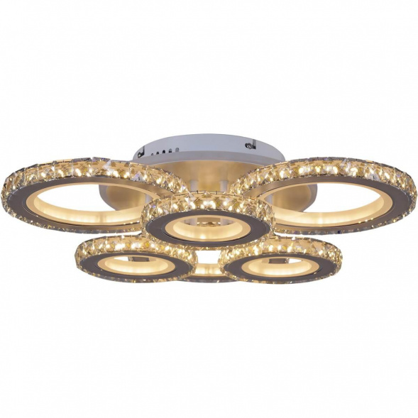 Потолочная светодиодная люстра Reluce 03900-0.3-3+3B WH+CR (RGB)