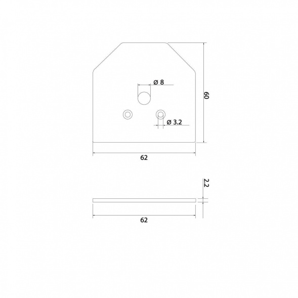 Заглушка для шинопровода Elektrostandard Slim Magnetic 85125/00 2 шт. a062152