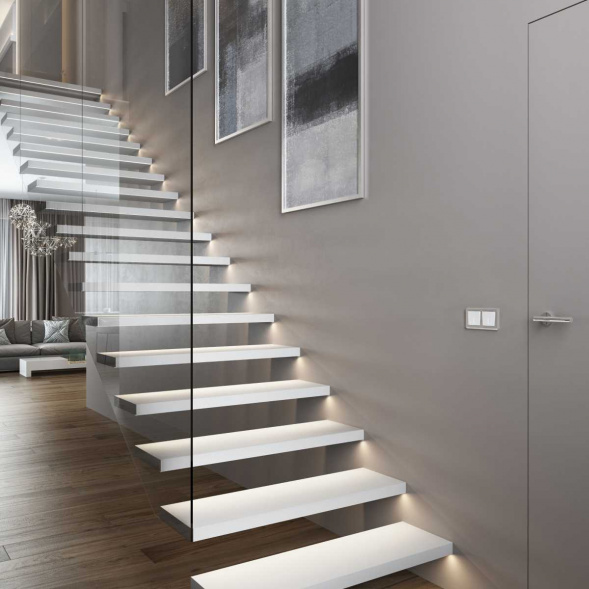 Рамка на 2 поста Werkel Stream серебряный W0022106 4690389162213