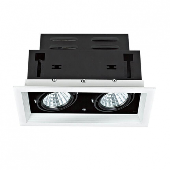 Встраиваемый светодиодный светильник Lucia Tucci Opzione 536.2-5W*2-WT/BK