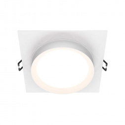 Встраиваемый светильник Maytoni Hoop DL086-GX53-SQ-W