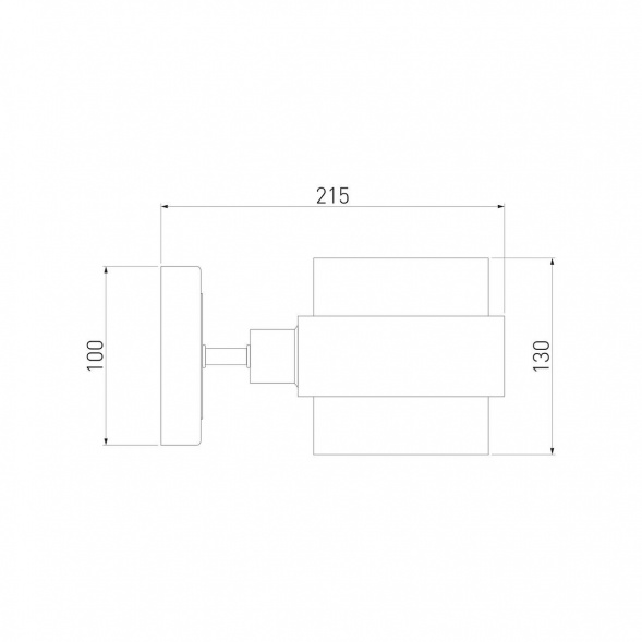 Бра Eurosvet Arcada 70127/1 черный/ дымчатый