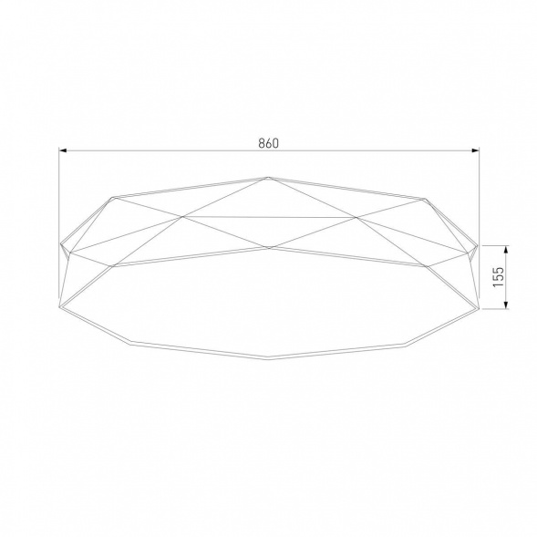 Потолочный светильник TK Lighting 4223 Kantoor Graphite