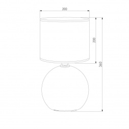 Настольная лампа TK Lighting 5068 Palla