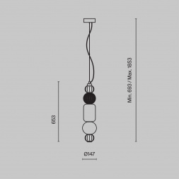 Подвесной светильник Maytoni Collar P069PL-L35G3K