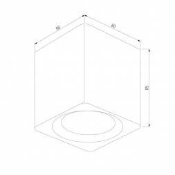 Потолочный светодиодный светильник Elektrostandard Matrix 25051/LED a065287