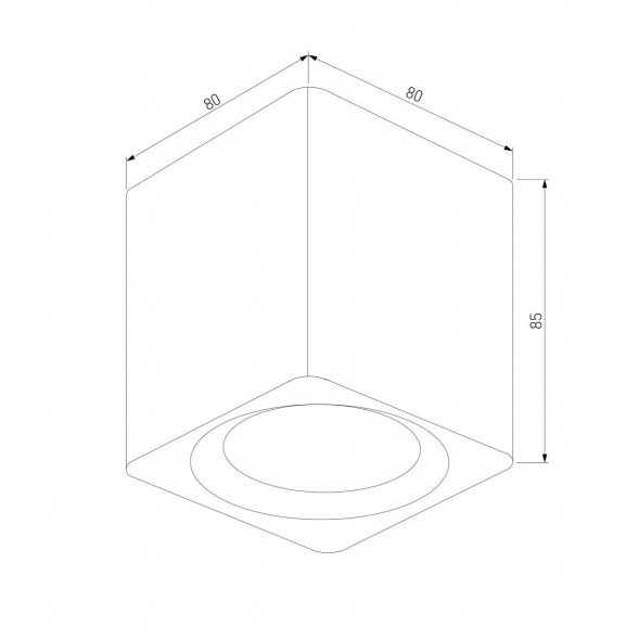 Потолочный светодиодный светильник Elektrostandard Matrix 25051/LED a065287