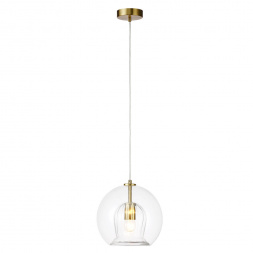 Подвесной светильник Crystal Lux Luisa SP1 Brass/Transparent