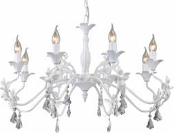 Подвесная люстра Arte Lamp Angelina A5349LM-8WH