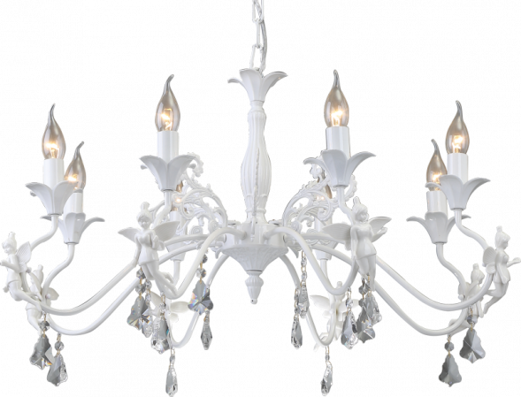 Подвесная люстра Arte Lamp Angelina A5349LM-8WH