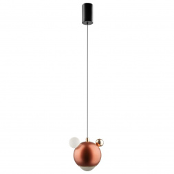 Подвесной светодиодный светильник Crystal Lux Amigo SP Led Red