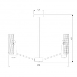 Потолочная люстра Eurosvet Grino 70139/6 латунь