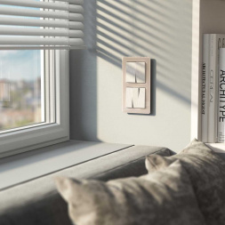 Набор клавиш Werkel для выключателя трехклавишного перламутровый рифленый W1139013 4690389160974