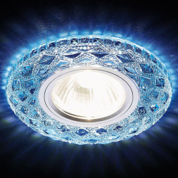 Встраиваемый светодиодный светильник Ambrella light LED S288 BL