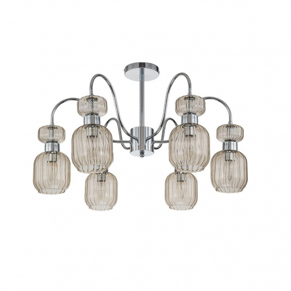 Потолочная люстра Escada Gloss 1141/6PL Chrome/Beige