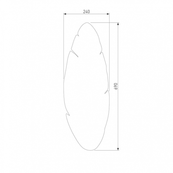 Настенный светильник TK Lighting 5565 Hoja