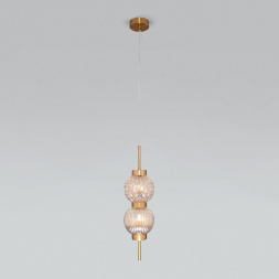 Подвесной светильник Eurosvet Plaza 50186/2 латунь