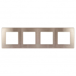 Рамка 4-постовая ЭРА 12 сатин бронза 12-5104-13 Б0052536