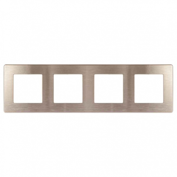 Рамка 4-постовая ЭРА 12 сатин бронза 12-5104-13 Б0052536