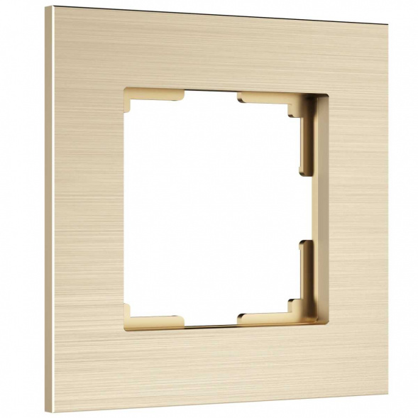 Рамка Werkel AluMax на 1 пост шампань W0013511 4690389204029