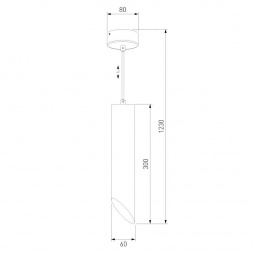 Подвесной светильник Eurosvet 7011 MR16 WH/GD белый/золото