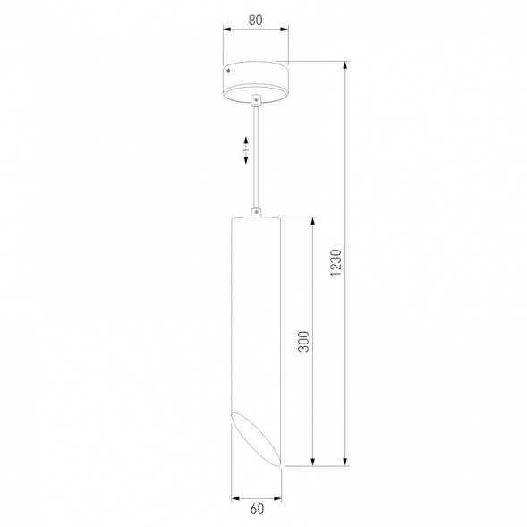 Подвесной светильник Eurosvet 7011 MR16 WH/GD белый/золото