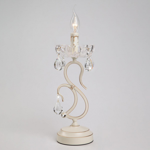 Настольная лампа Eurosvet 12205/1T белый Strotskis