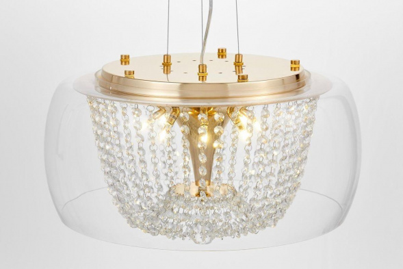 Подвесной светильник Lumina Deco Disposa LDP 7018-500 PR+F.GD