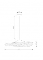 Подвесной светодиодный светильник Divinare Fiamma 5866/06 SP-35