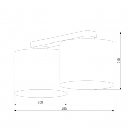 Потолочный светильник TK Lighting 6583 Juta