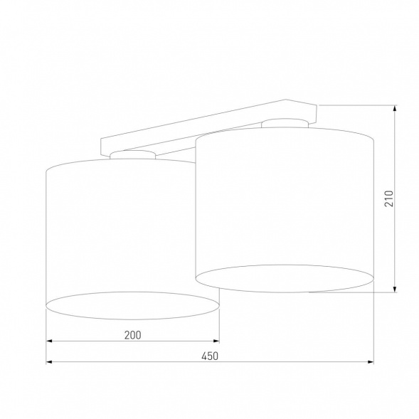 Потолочный светильник TK Lighting 6583 Juta
