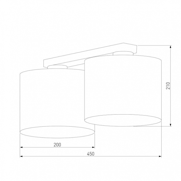 Потолочный светильник TK Lighting 6583 Juta