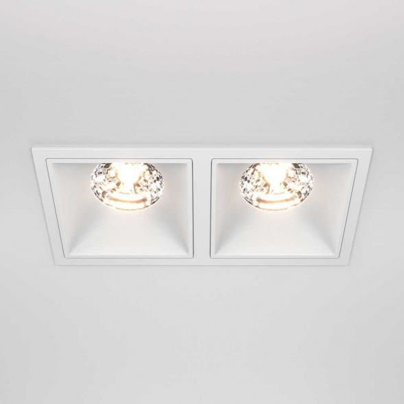 Встраиваемый светильник Maytoni Alfa LED DL043-02-15W3K-D-SQ-W