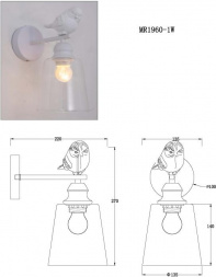 Бра MyFar Tracey MR1960-1W
