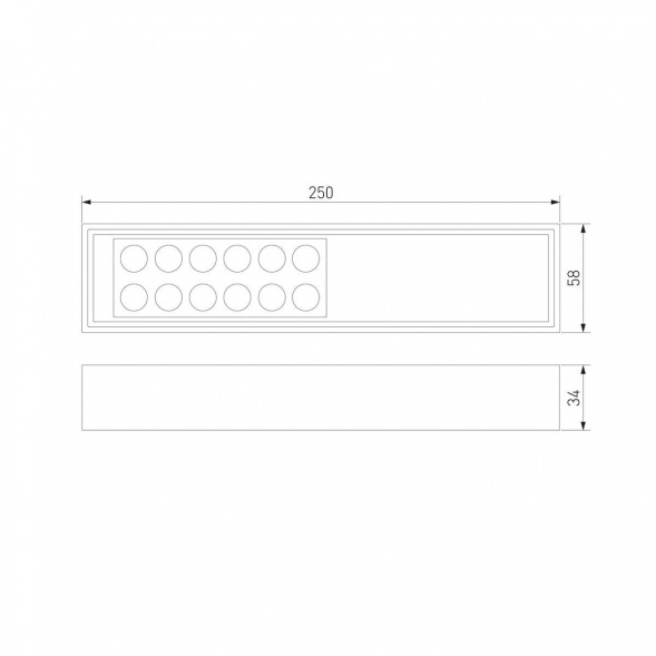 Потолочный светодиодный светильник Elektrostandard Tend 25114/LED a068850
