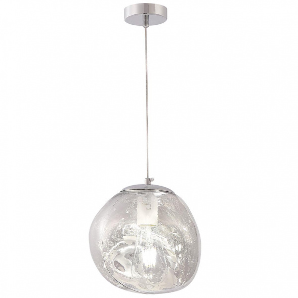 Подвесной светильник Crystal Lux Malaga SP1 D200 Chrome