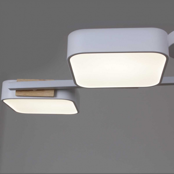 Светильник потолочный Reluce 03361-0.3-04 WH+WOOD