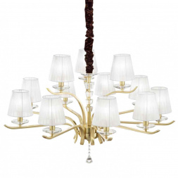 Подвесная люстра Ideal Lux Pegaso SP12 Ottone Satinato 197746